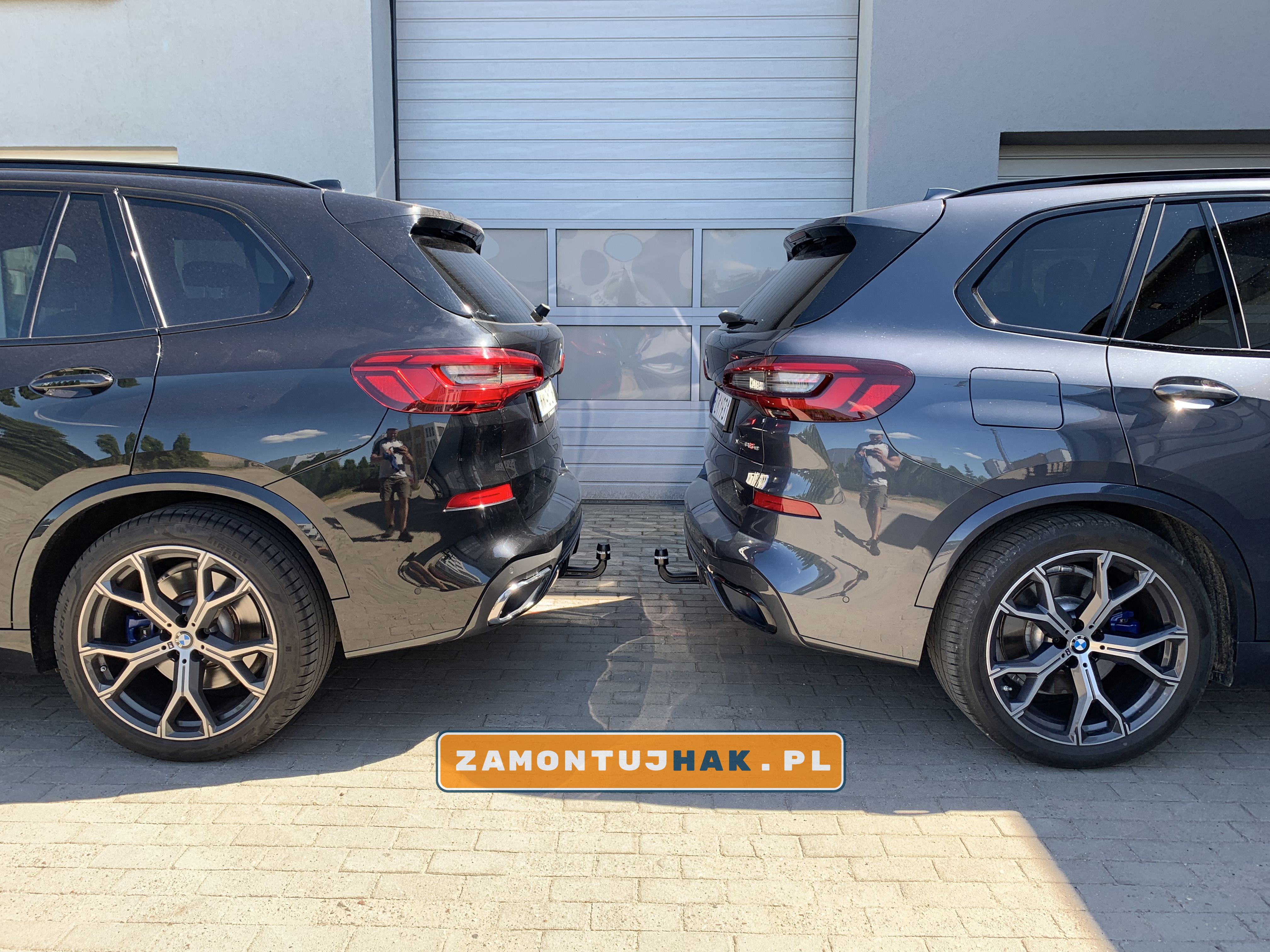 montaz hakow holowniczych bmw w poznaniu zdjecie samochodu bmw x5 g05  po montazu haka holowniczego westfalia model a40v w poznaniu w serwisie autoryzowanym westfalia poznan